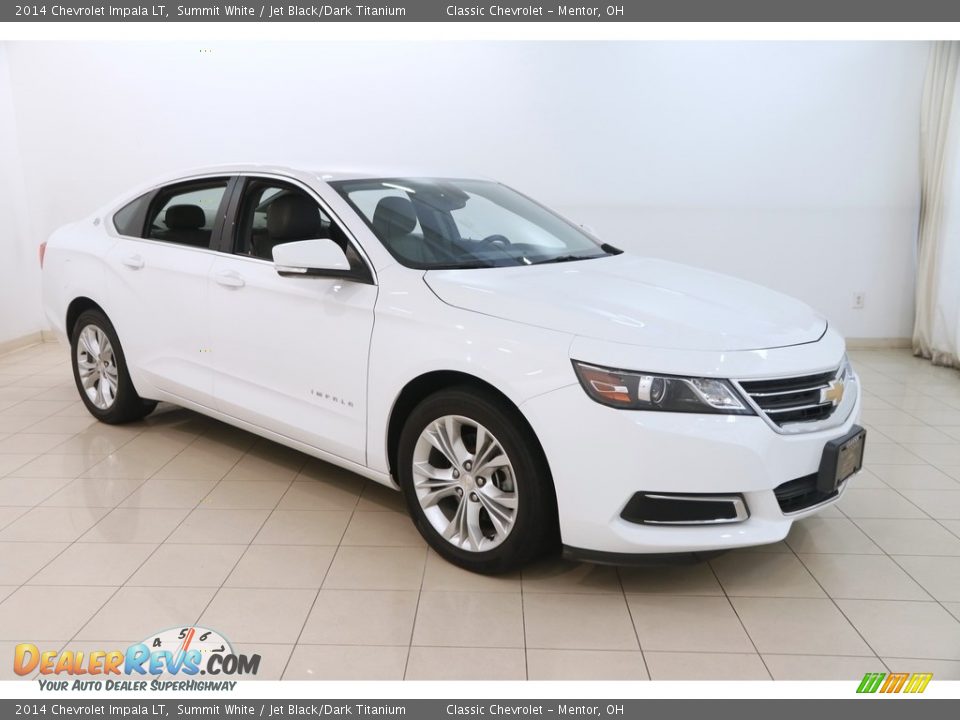 2014 Chevrolet Impala LT Summit White / Jet Black/Dark Titanium Photo #1