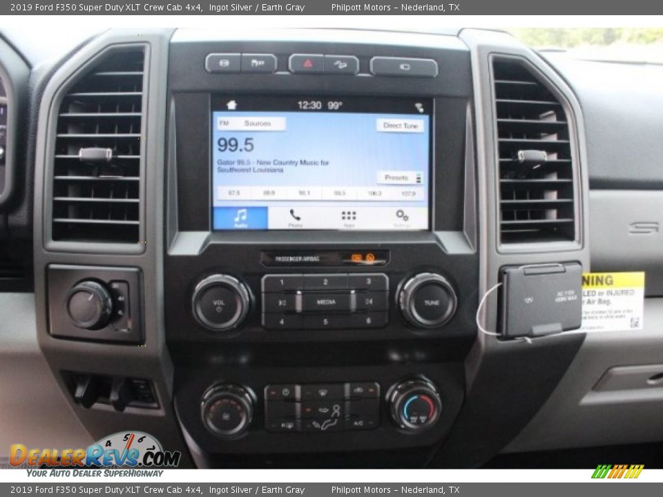 2019 Ford F350 Super Duty XLT Crew Cab 4x4 Ingot Silver / Earth Gray Photo #16