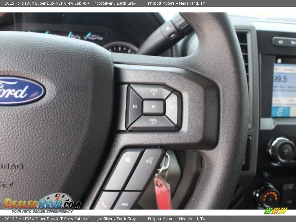 2019 Ford F350 Super Duty XLT Crew Cab 4x4 Ingot Silver / Earth Gray Photo #18
