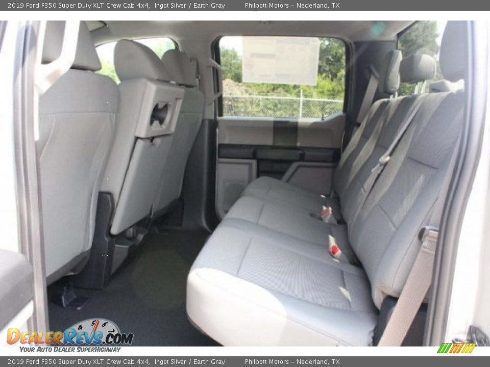 2019 Ford F350 Super Duty XLT Crew Cab 4x4 Ingot Silver / Earth Gray Photo #22