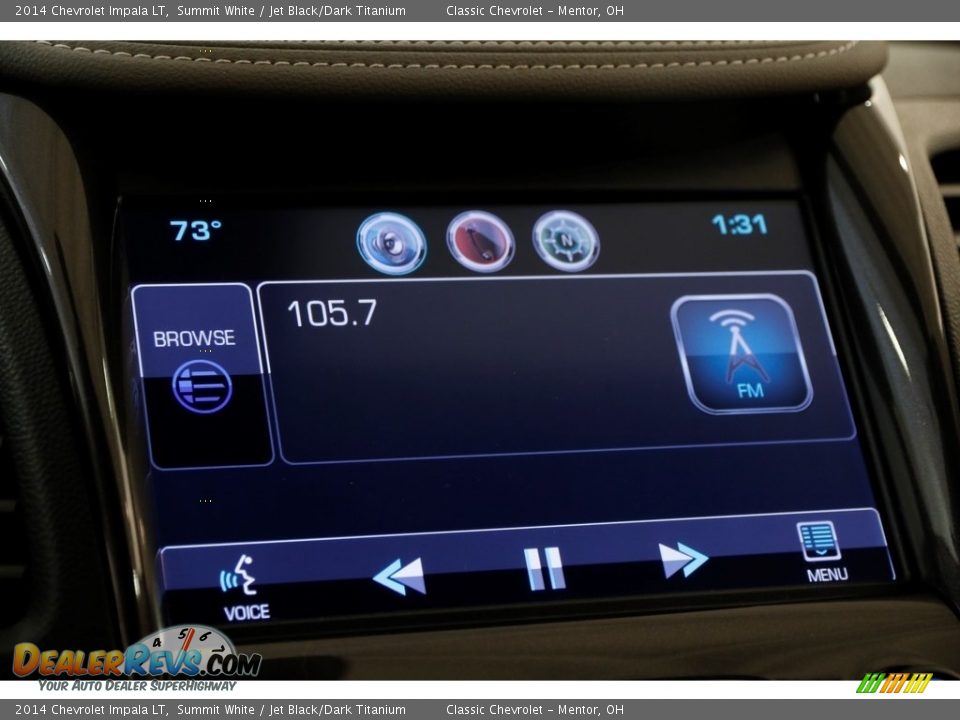 2014 Chevrolet Impala LT Summit White / Jet Black/Dark Titanium Photo #9