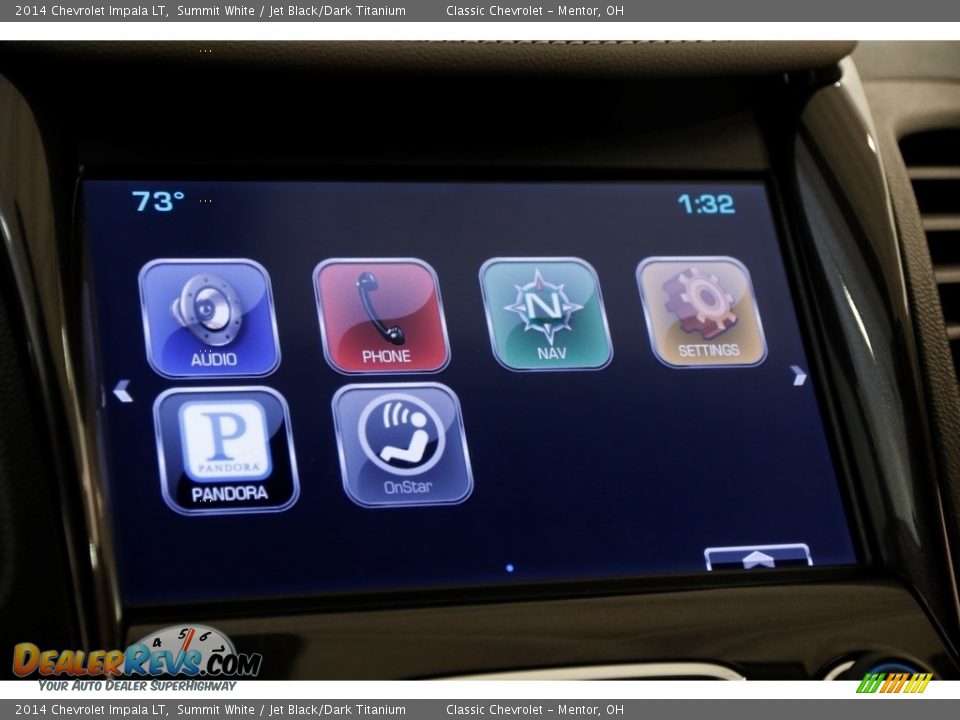 2014 Chevrolet Impala LT Summit White / Jet Black/Dark Titanium Photo #10