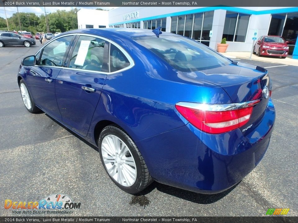 2014 Buick Verano Luxo Blue Metallic / Medium Titanium Photo #4