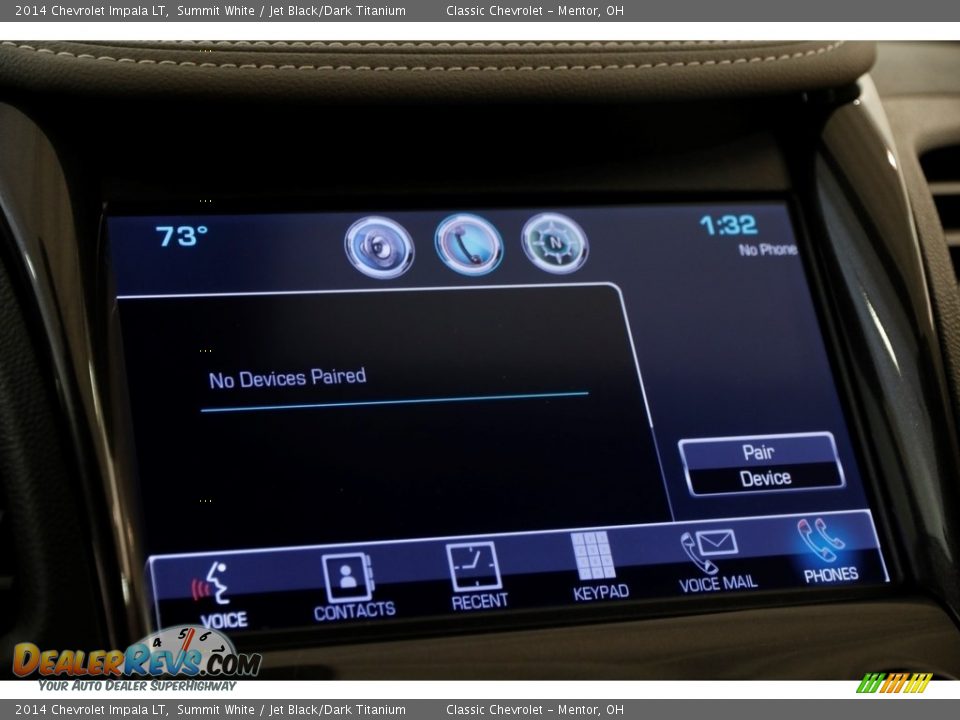 2014 Chevrolet Impala LT Summit White / Jet Black/Dark Titanium Photo #12