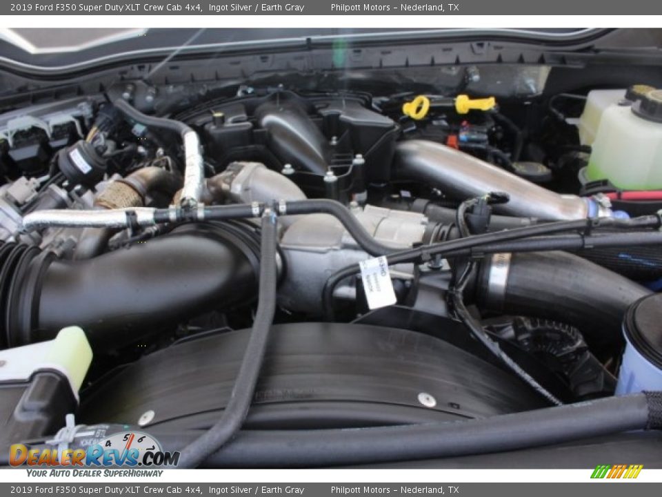 2019 Ford F350 Super Duty XLT Crew Cab 4x4 Ingot Silver / Earth Gray Photo #31