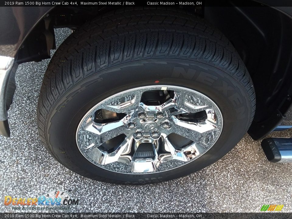 2019 Ram 1500 Big Horn Crew Cab 4x4 Maximum Steel Metallic / Black Photo #2