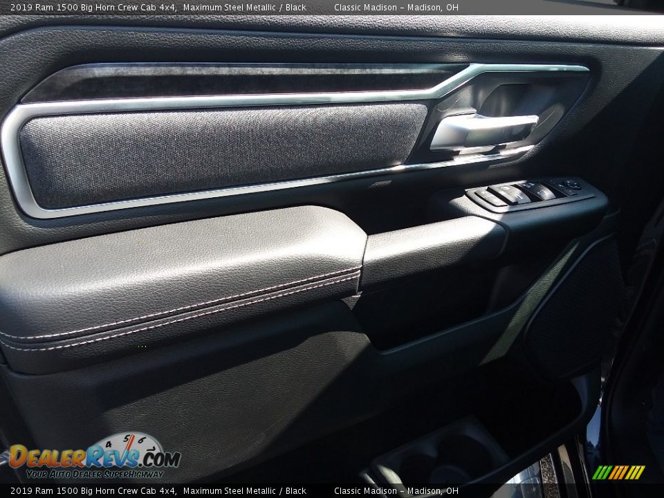 2019 Ram 1500 Big Horn Crew Cab 4x4 Maximum Steel Metallic / Black Photo #6