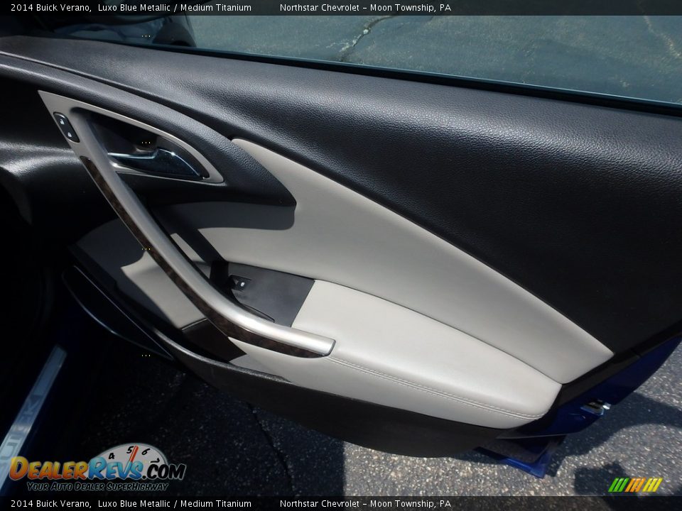 2014 Buick Verano Luxo Blue Metallic / Medium Titanium Photo #16
