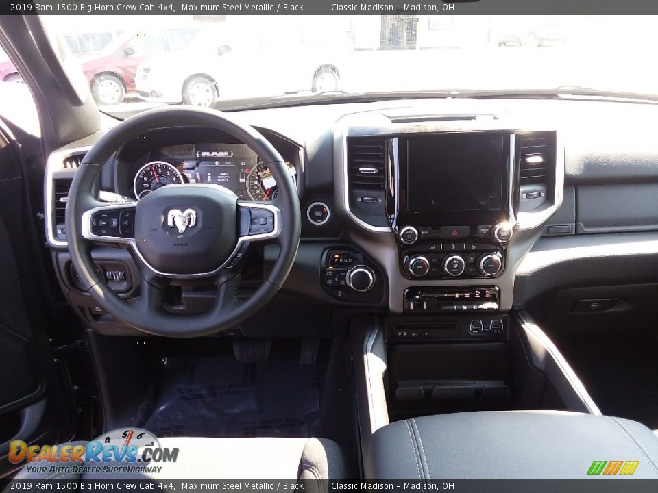 2019 Ram 1500 Big Horn Crew Cab 4x4 Maximum Steel Metallic / Black Photo #8