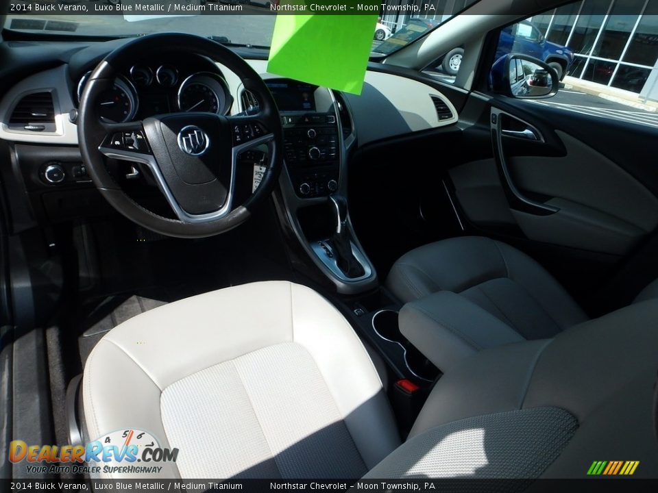 2014 Buick Verano Luxo Blue Metallic / Medium Titanium Photo #21