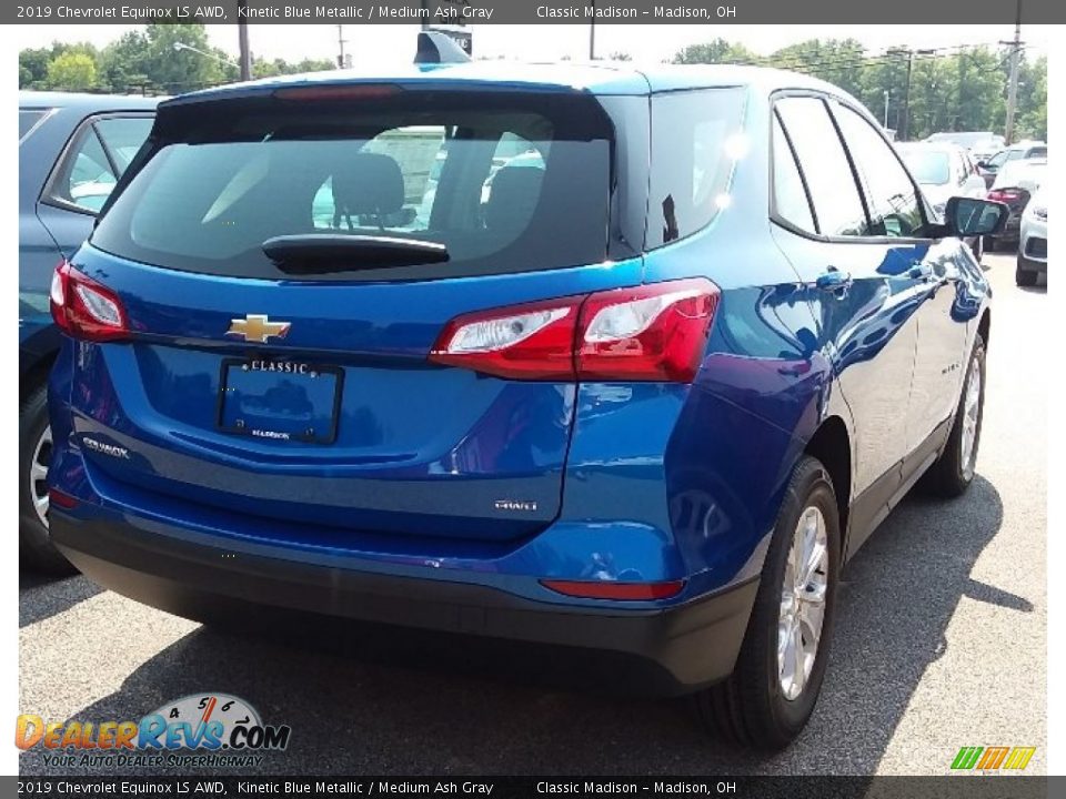 2019 Chevrolet Equinox LS AWD Kinetic Blue Metallic / Medium Ash Gray Photo #2