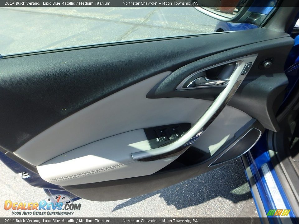 2014 Buick Verano Luxo Blue Metallic / Medium Titanium Photo #23