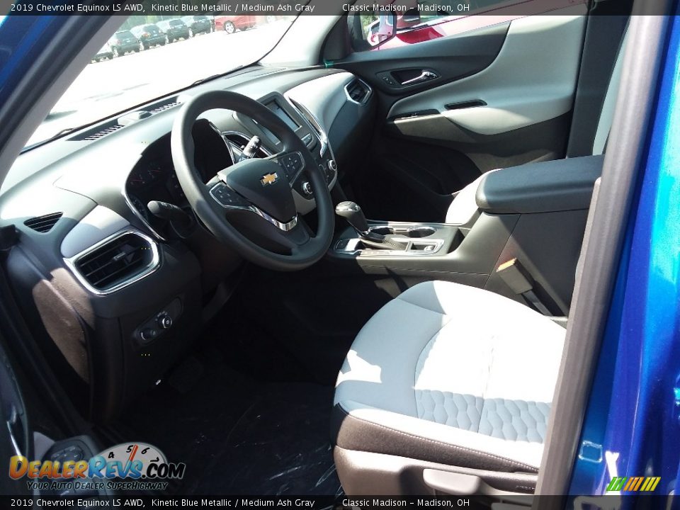 2019 Chevrolet Equinox LS AWD Kinetic Blue Metallic / Medium Ash Gray Photo #4