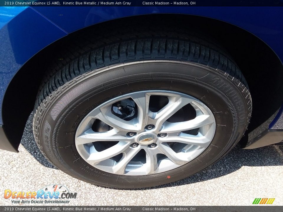 2019 Chevrolet Equinox LS AWD Kinetic Blue Metallic / Medium Ash Gray Photo #11