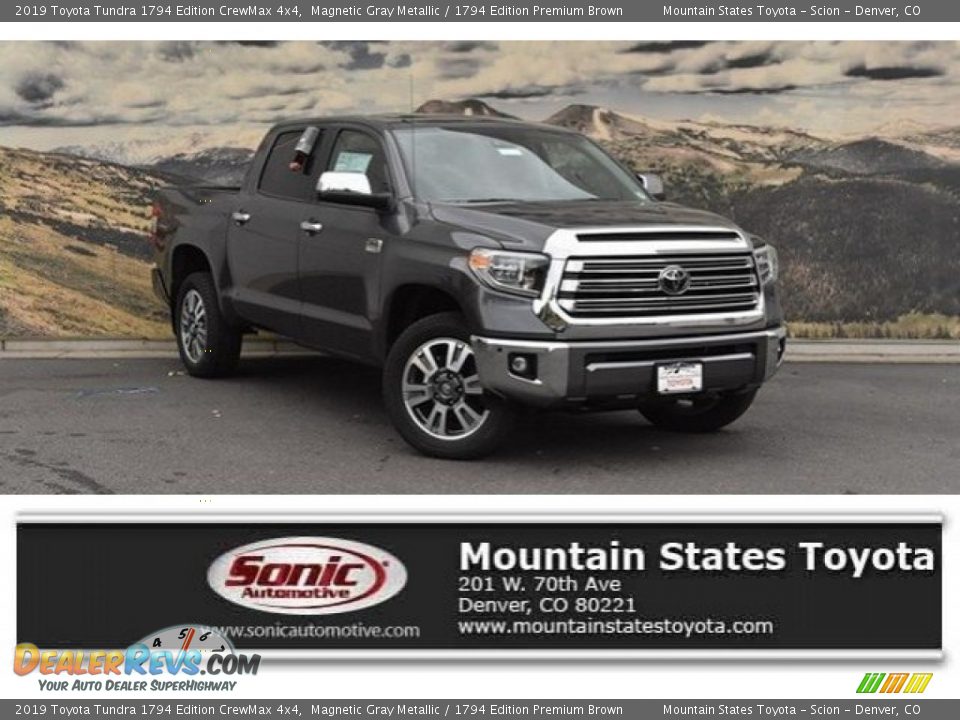2019 Toyota Tundra 1794 Edition CrewMax 4x4 Magnetic Gray Metallic / 1794 Edition Premium Brown Photo #1