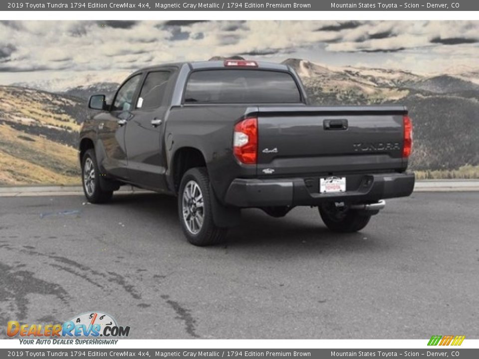 2019 Toyota Tundra 1794 Edition CrewMax 4x4 Magnetic Gray Metallic / 1794 Edition Premium Brown Photo #3
