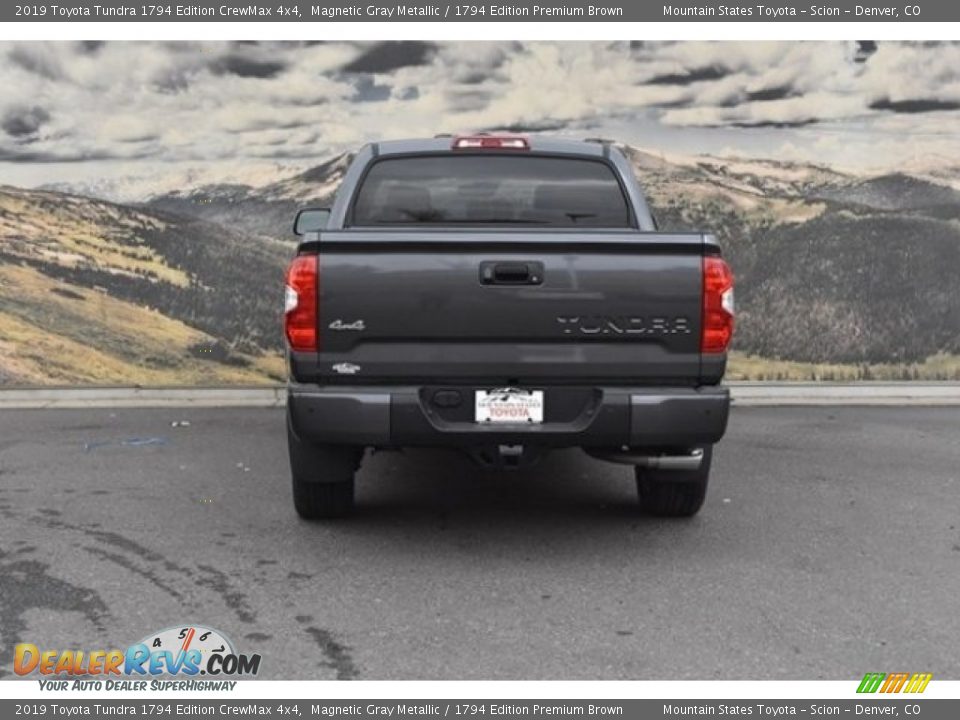 2019 Toyota Tundra 1794 Edition CrewMax 4x4 Magnetic Gray Metallic / 1794 Edition Premium Brown Photo #4