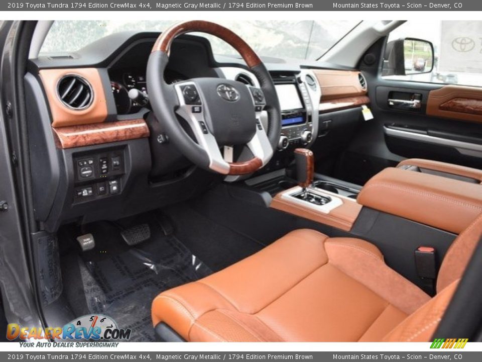2019 Toyota Tundra 1794 Edition CrewMax 4x4 Magnetic Gray Metallic / 1794 Edition Premium Brown Photo #5