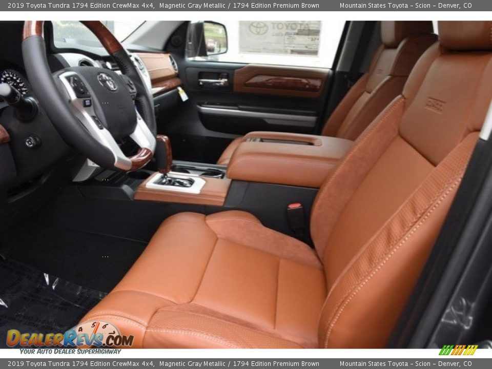 2019 Toyota Tundra 1794 Edition CrewMax 4x4 Magnetic Gray Metallic / 1794 Edition Premium Brown Photo #6