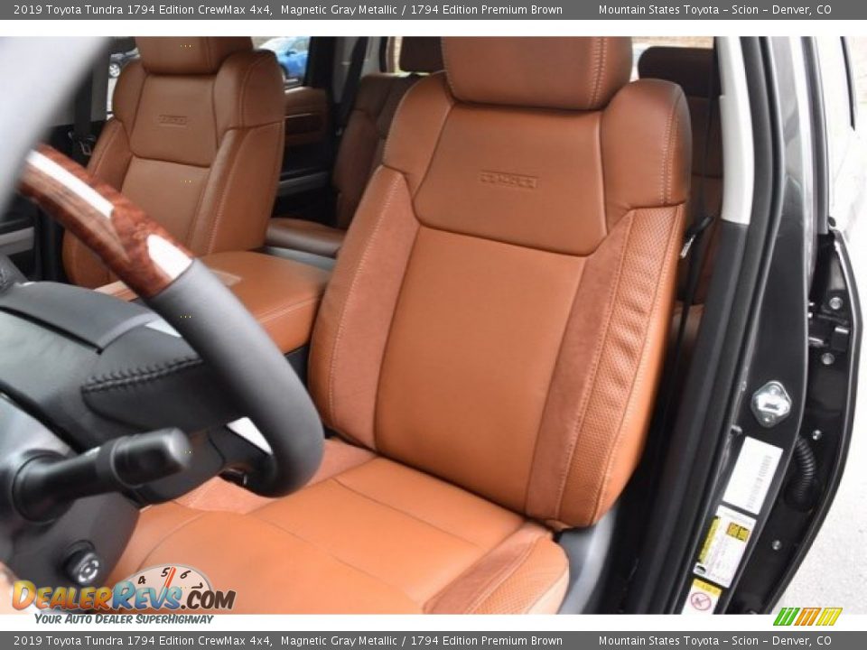 2019 Toyota Tundra 1794 Edition CrewMax 4x4 Magnetic Gray Metallic / 1794 Edition Premium Brown Photo #7