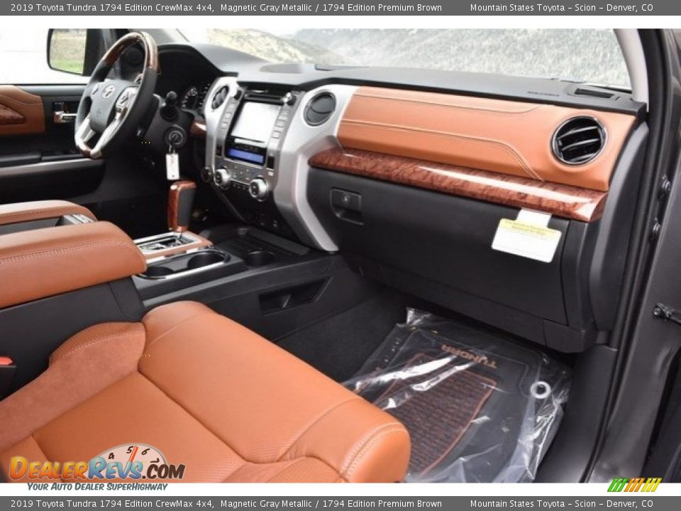 2019 Toyota Tundra 1794 Edition CrewMax 4x4 Magnetic Gray Metallic / 1794 Edition Premium Brown Photo #11