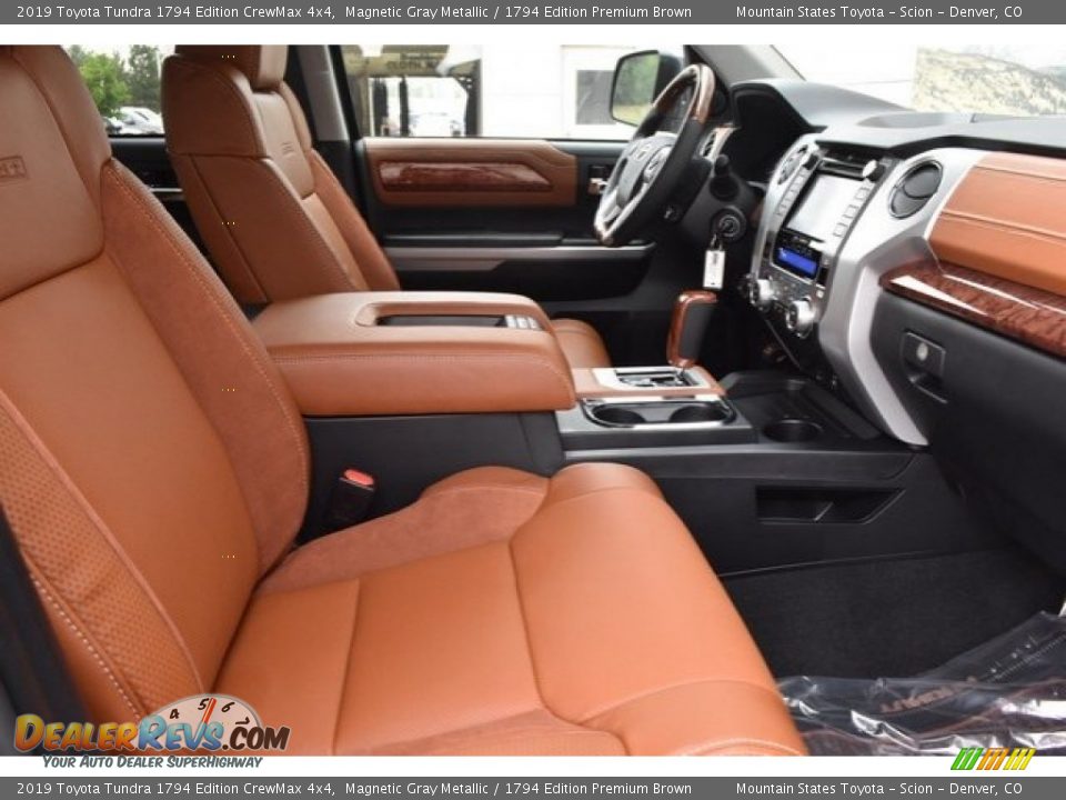 2019 Toyota Tundra 1794 Edition CrewMax 4x4 Magnetic Gray Metallic / 1794 Edition Premium Brown Photo #12