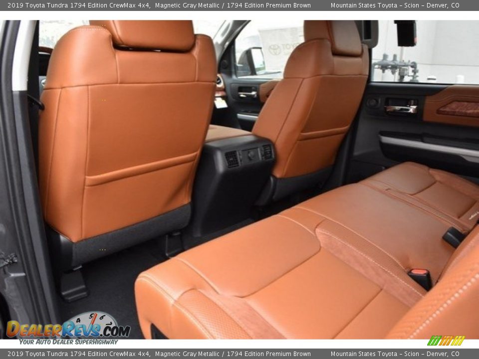 2019 Toyota Tundra 1794 Edition CrewMax 4x4 Magnetic Gray Metallic / 1794 Edition Premium Brown Photo #14
