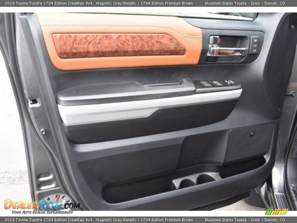 2019 Toyota Tundra 1794 Edition CrewMax 4x4 Magnetic Gray Metallic / 1794 Edition Premium Brown Photo #20