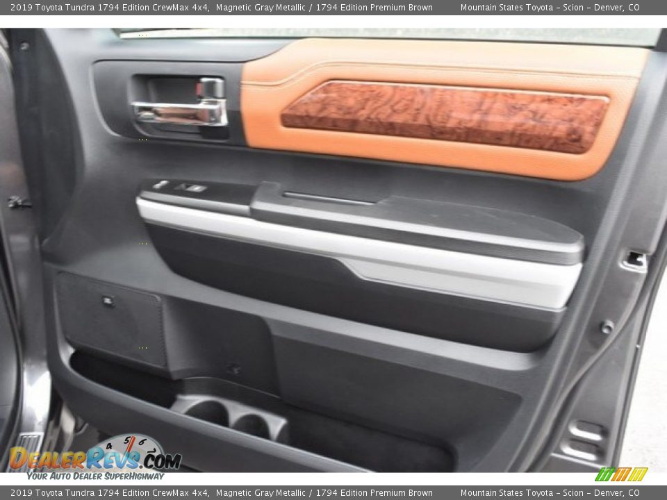 2019 Toyota Tundra 1794 Edition CrewMax 4x4 Magnetic Gray Metallic / 1794 Edition Premium Brown Photo #22