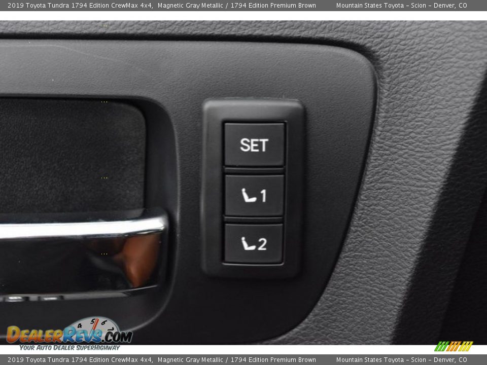 2019 Toyota Tundra 1794 Edition CrewMax 4x4 Magnetic Gray Metallic / 1794 Edition Premium Brown Photo #25