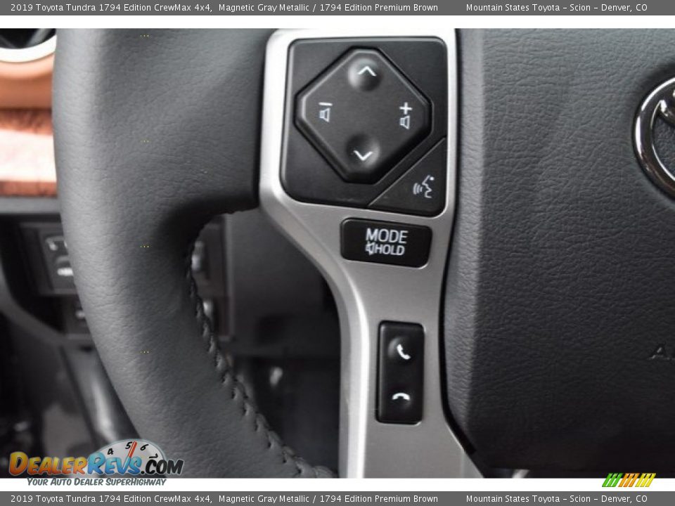 2019 Toyota Tundra 1794 Edition CrewMax 4x4 Magnetic Gray Metallic / 1794 Edition Premium Brown Photo #27