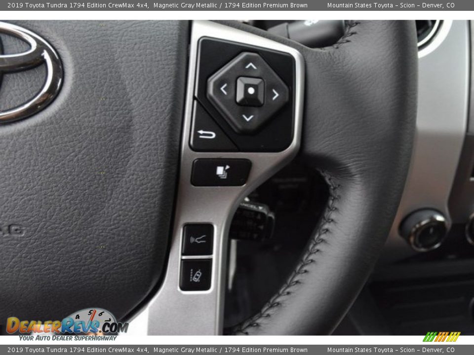 2019 Toyota Tundra 1794 Edition CrewMax 4x4 Magnetic Gray Metallic / 1794 Edition Premium Brown Photo #28