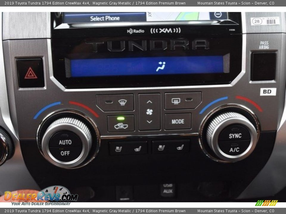 2019 Toyota Tundra 1794 Edition CrewMax 4x4 Magnetic Gray Metallic / 1794 Edition Premium Brown Photo #31