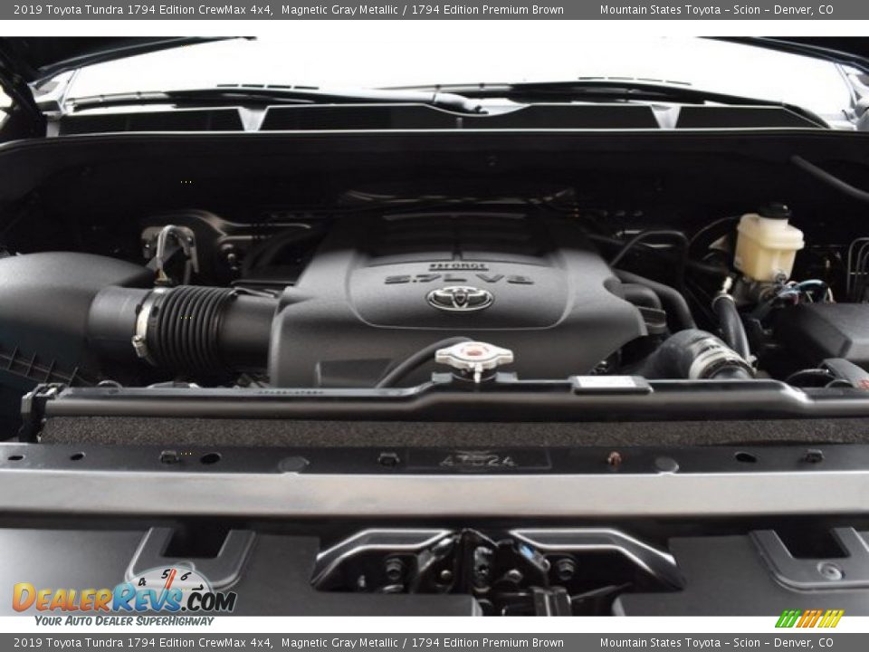 2019 Toyota Tundra 1794 Edition CrewMax 4x4 Magnetic Gray Metallic / 1794 Edition Premium Brown Photo #33
