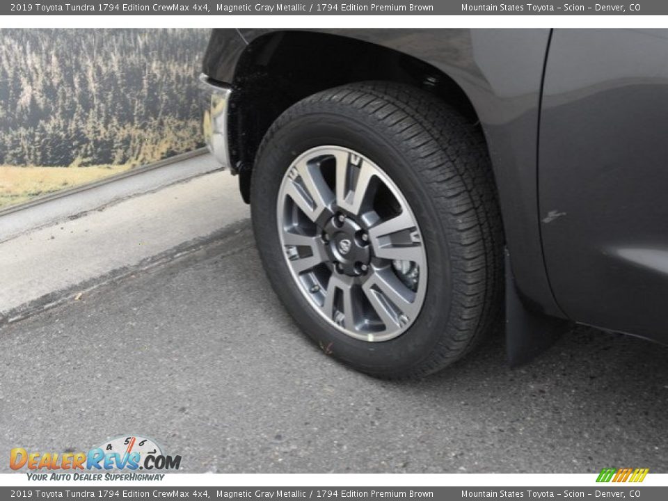 2019 Toyota Tundra 1794 Edition CrewMax 4x4 Magnetic Gray Metallic / 1794 Edition Premium Brown Photo #34