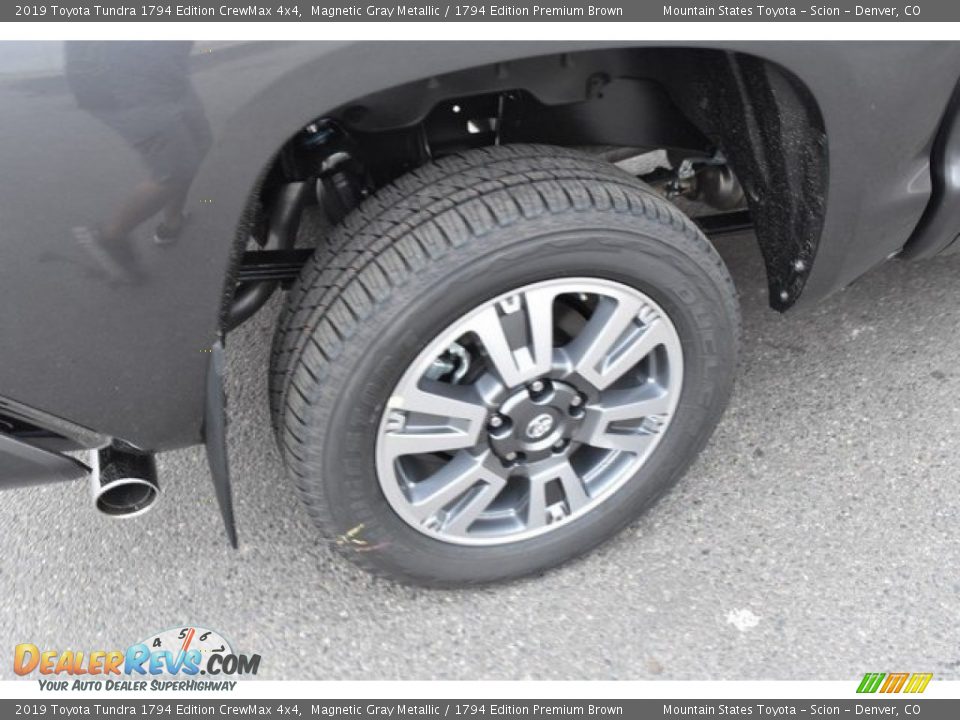 2019 Toyota Tundra 1794 Edition CrewMax 4x4 Magnetic Gray Metallic / 1794 Edition Premium Brown Photo #36