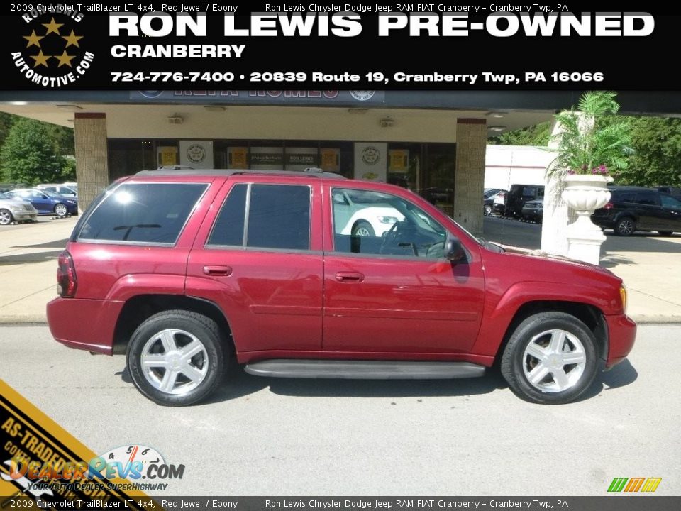 2009 Chevrolet TrailBlazer LT 4x4 Red Jewel / Ebony Photo #1