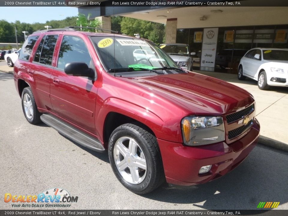 2009 Chevrolet TrailBlazer LT 4x4 Red Jewel / Ebony Photo #3