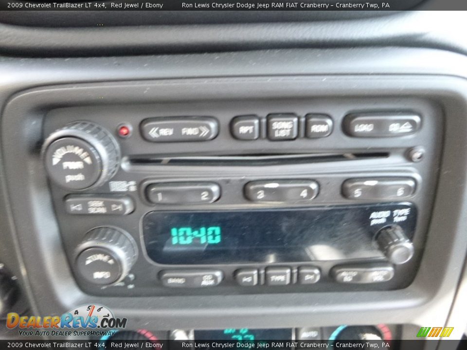 2009 Chevrolet TrailBlazer LT 4x4 Red Jewel / Ebony Photo #18