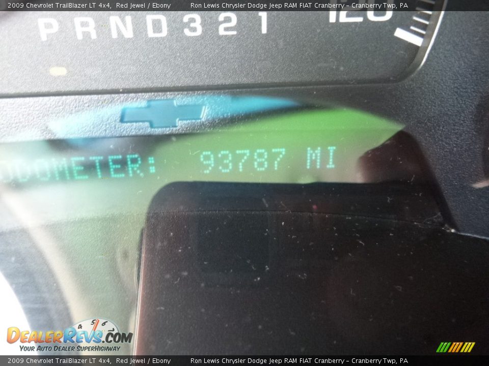 2009 Chevrolet TrailBlazer LT 4x4 Red Jewel / Ebony Photo #19