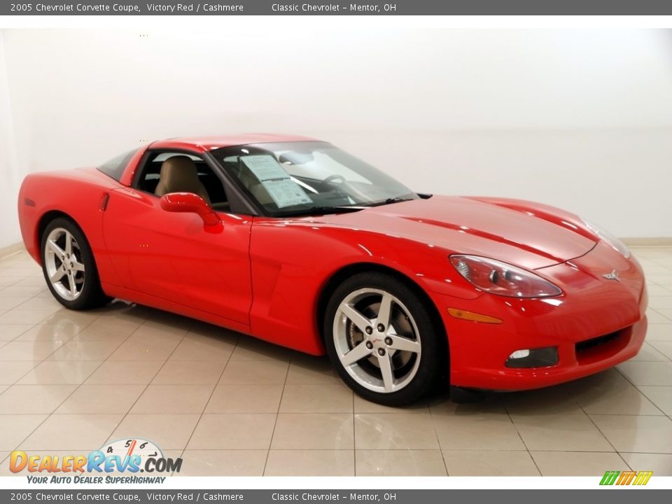 2005 Chevrolet Corvette Coupe Victory Red / Cashmere Photo #1