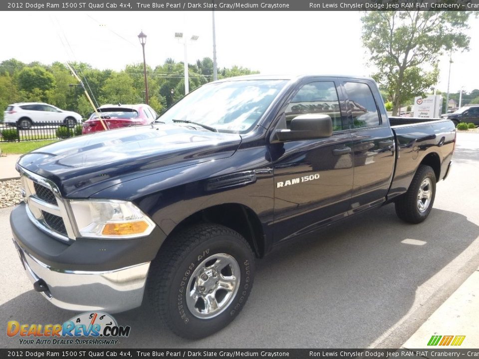 2012 Dodge Ram 1500 ST Quad Cab 4x4 True Blue Pearl / Dark Slate Gray/Medium Graystone Photo #5