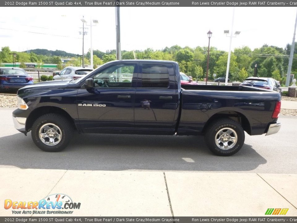 2012 Dodge Ram 1500 ST Quad Cab 4x4 True Blue Pearl / Dark Slate Gray/Medium Graystone Photo #6