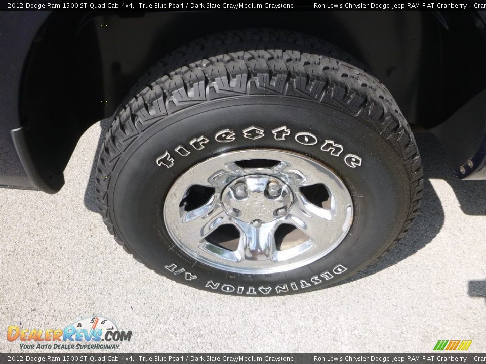 2012 Dodge Ram 1500 ST Quad Cab 4x4 True Blue Pearl / Dark Slate Gray/Medium Graystone Photo #9