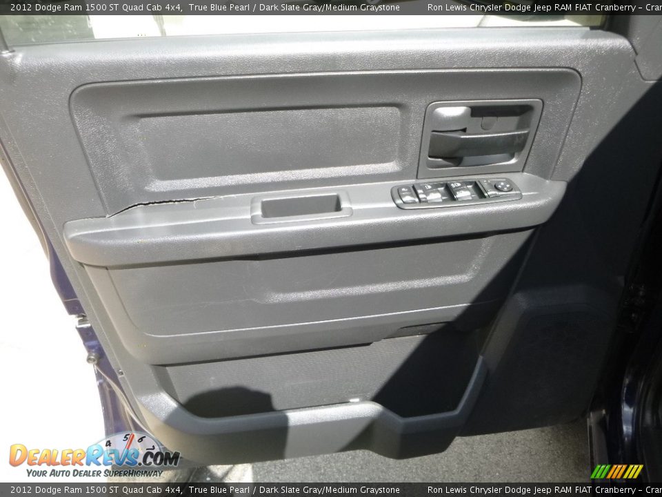 2012 Dodge Ram 1500 ST Quad Cab 4x4 True Blue Pearl / Dark Slate Gray/Medium Graystone Photo #13
