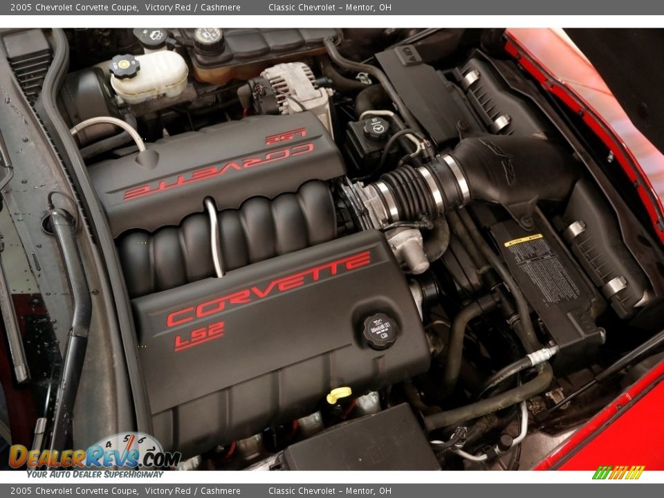 2005 Chevrolet Corvette Coupe Victory Red / Cashmere Photo #23