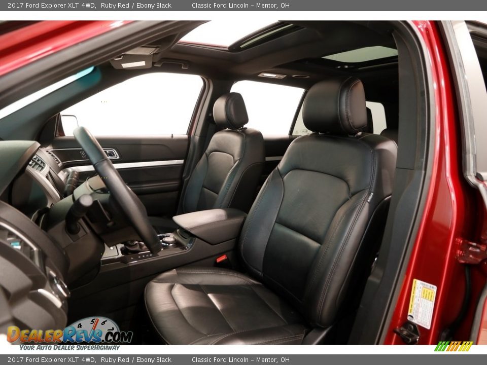 2017 Ford Explorer XLT 4WD Ruby Red / Ebony Black Photo #6