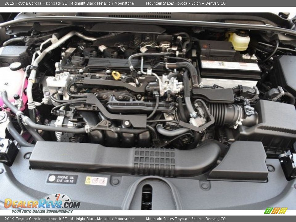 2019 Toyota Corolla Hatchback SE Midnight Black Metallic / Moonstone Photo #31