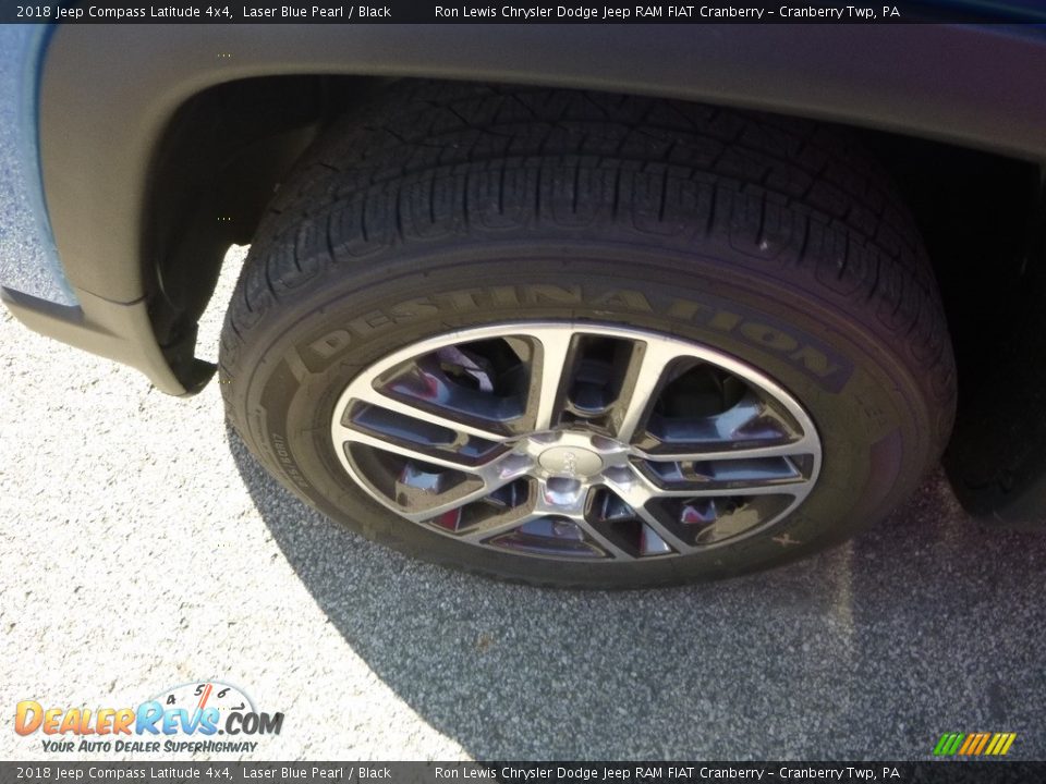 2018 Jeep Compass Latitude 4x4 Laser Blue Pearl / Black Photo #2