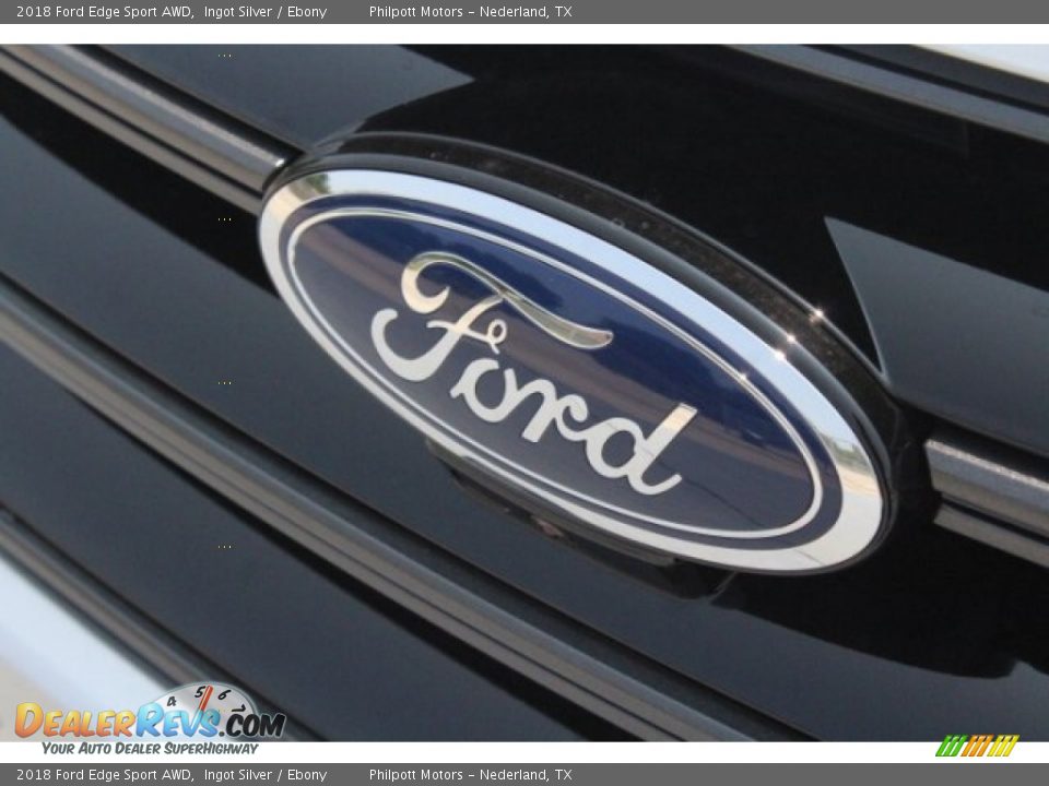 2018 Ford Edge Sport AWD Ingot Silver / Ebony Photo #4